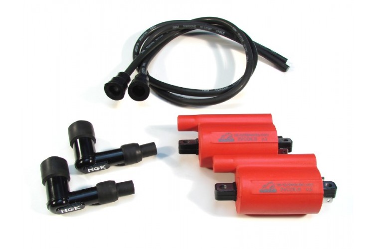 CA Cycleworks ExactFit High Voltage Ignition Coils Kit (pair) for Older